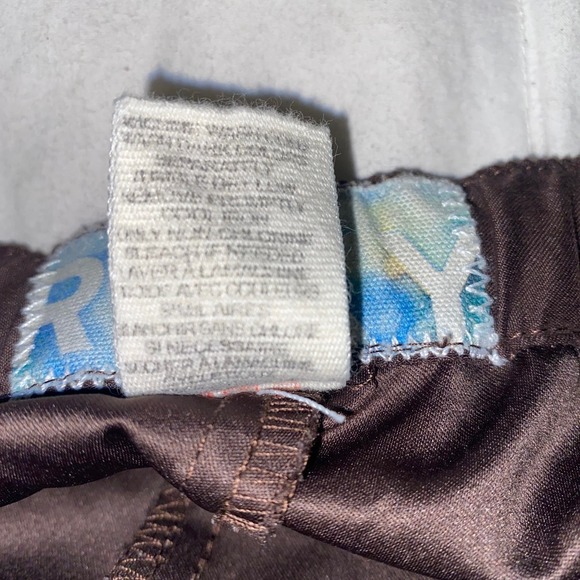 Roxy brown & green Bundle! 2 shorts 1 shirt polka dot bag womens sz 7 - Picture 12 of 16